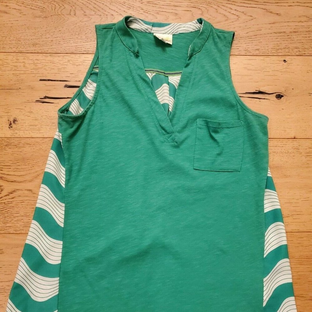 Porridge Women Green Sleeveless Top S